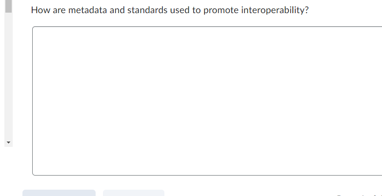 How are metadata and standards used to promote