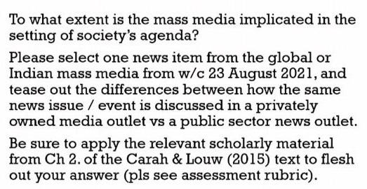 To what extent is the mass media implicated in