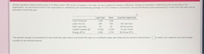George Wyparis make towing bati in plant.