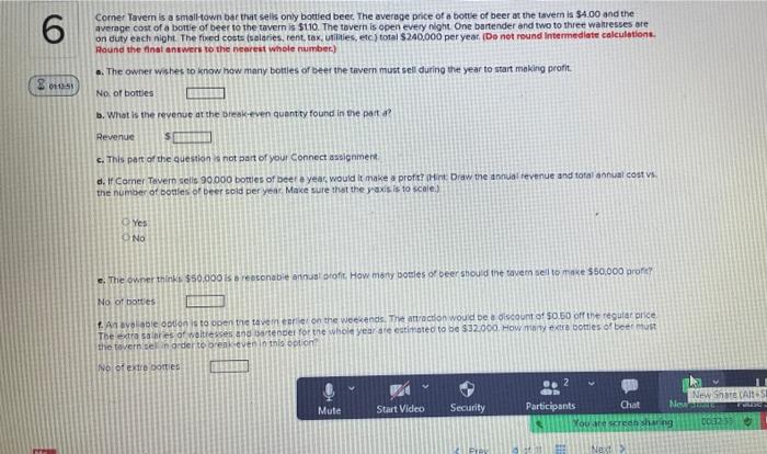 6 Corner Tavern is a small town bar that sells