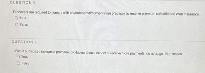 Producers are required to comply with