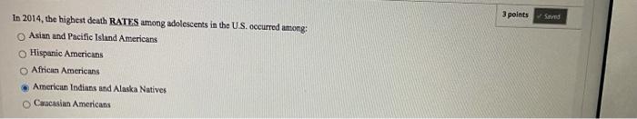 3 points Sed Efects of the death of a spouse on