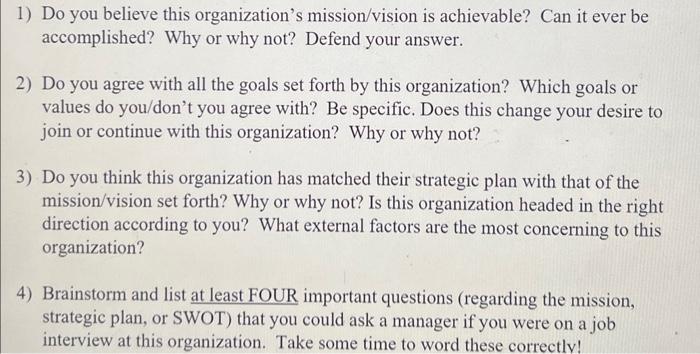 my organization is MICROSOFT. please answer each