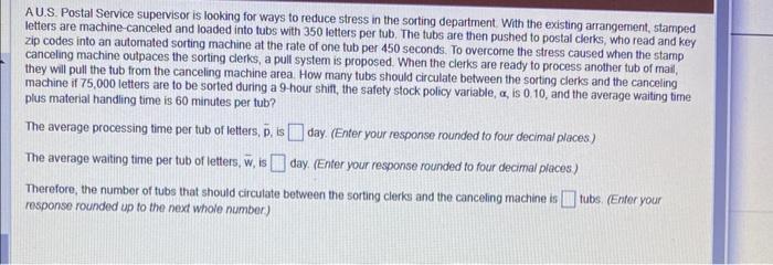 A U.S. Postal Service supervisor is looking for