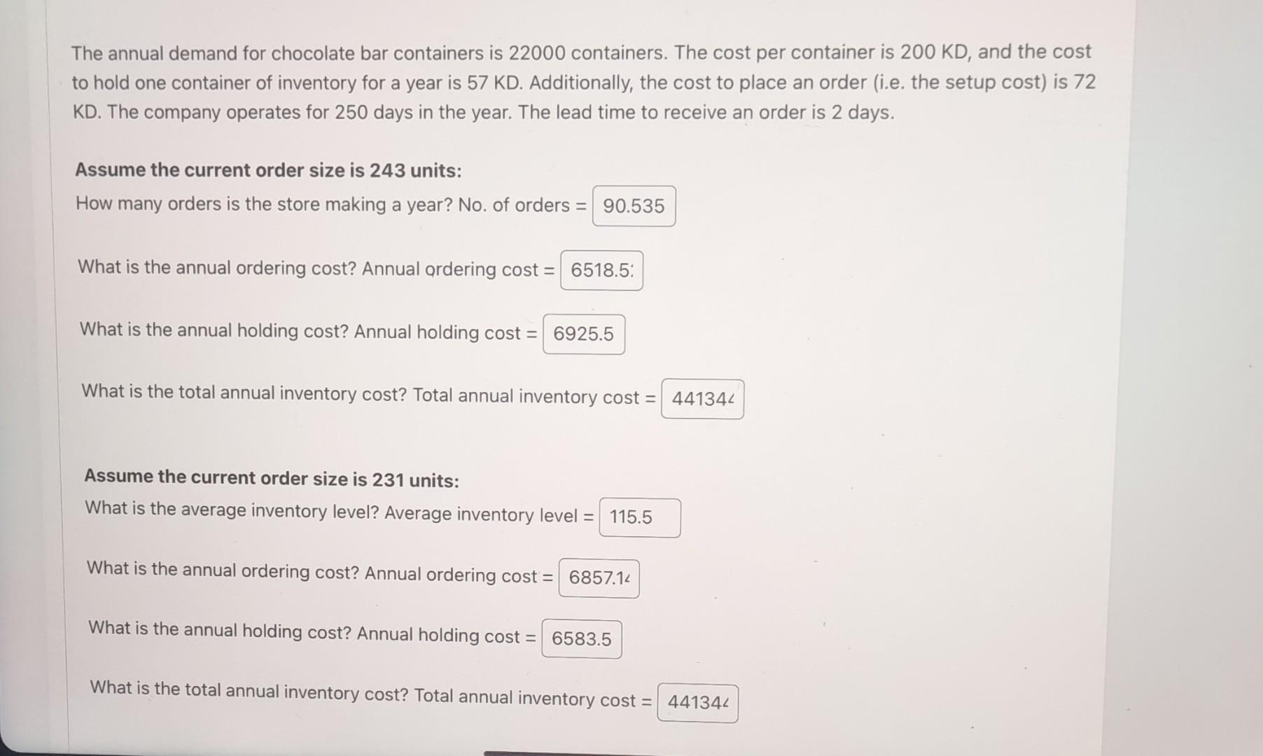 please answer the last one as soon as possible