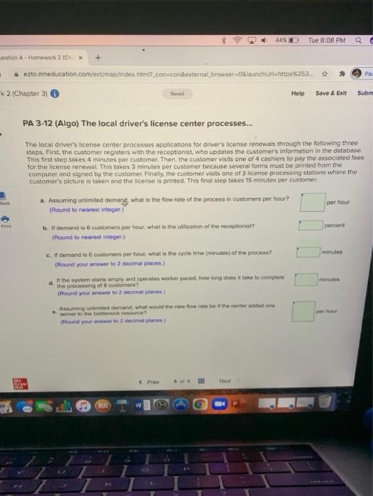 PA 3-12 (Algo) The local driver's license center