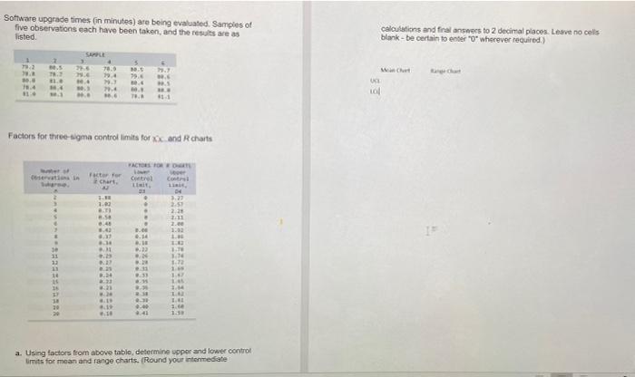 calculations and firal answers to 2 decimal