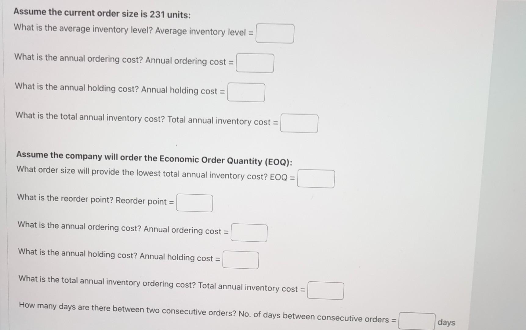 Please answer all the questions as soon as