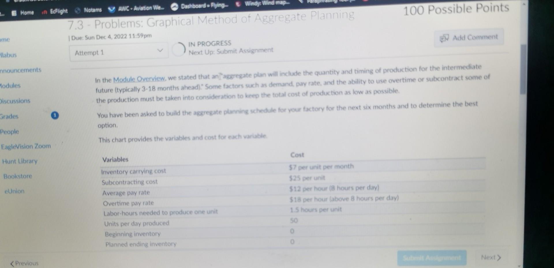 In the Module Overview, we stated that an