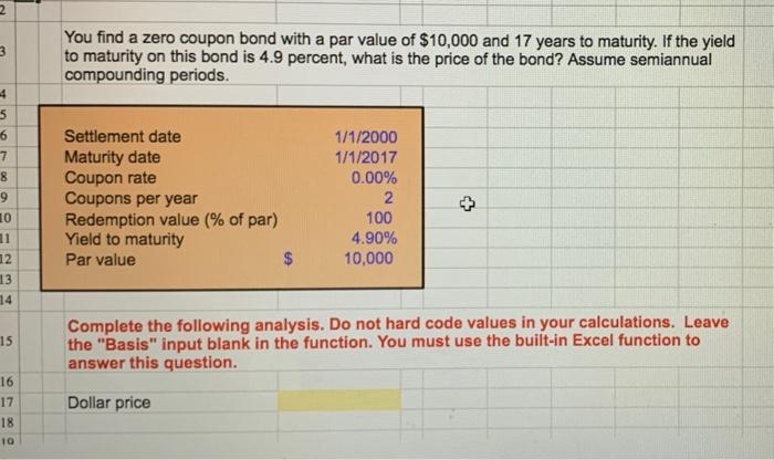 problems & excel chapt 6 2 3 You find a zero