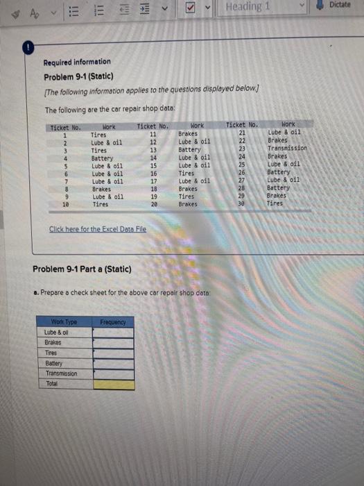 Problem 9.1 (Static) [The following informotion
