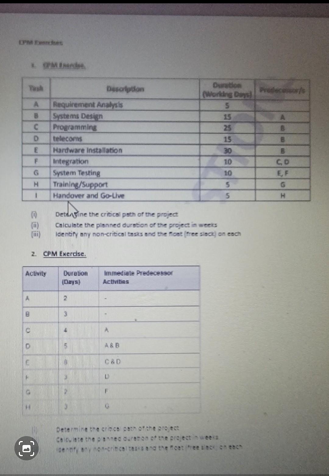 please help with this (i) Detdingine the critical