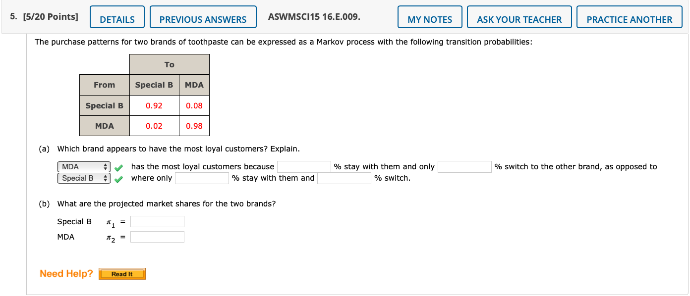 5. [5/20 Points] DETAILS PREVIOUS ANSWERS