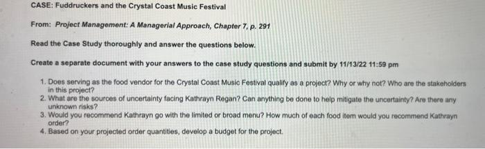 CASE: Fuddruckers and the Crystal Coast Music