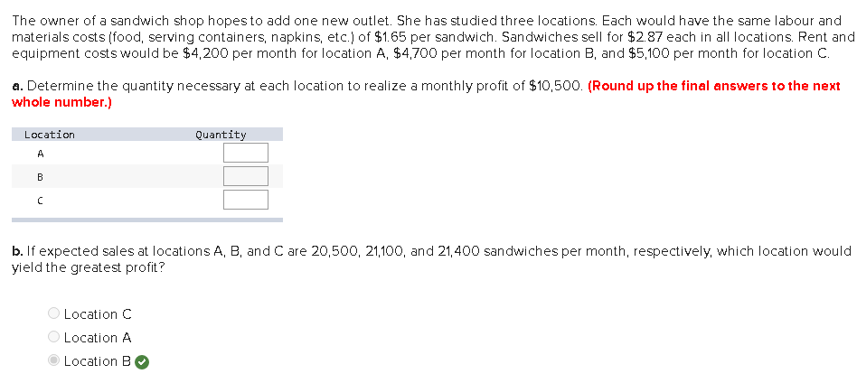 The owner of a sandwich shop hopes to add one new