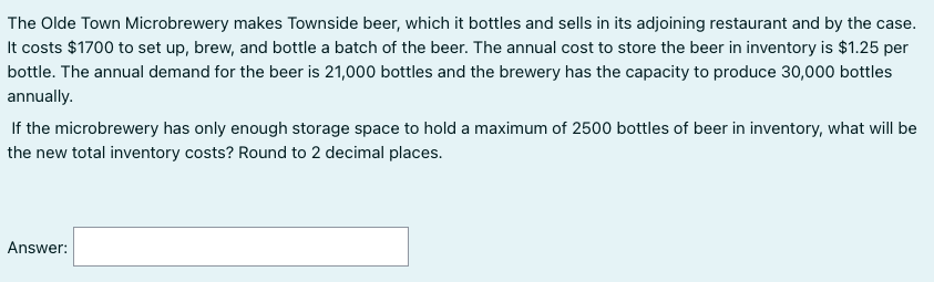 The Olde Town Microbrewery makes Townside beer,