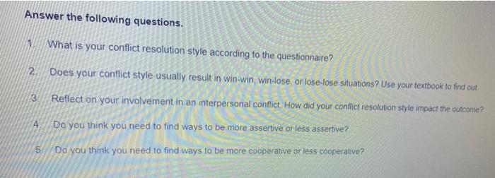 according to collaboration conflict resolution