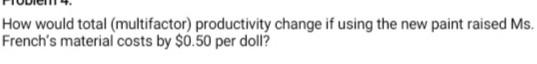 5 1 How would total (multifactor) productivity