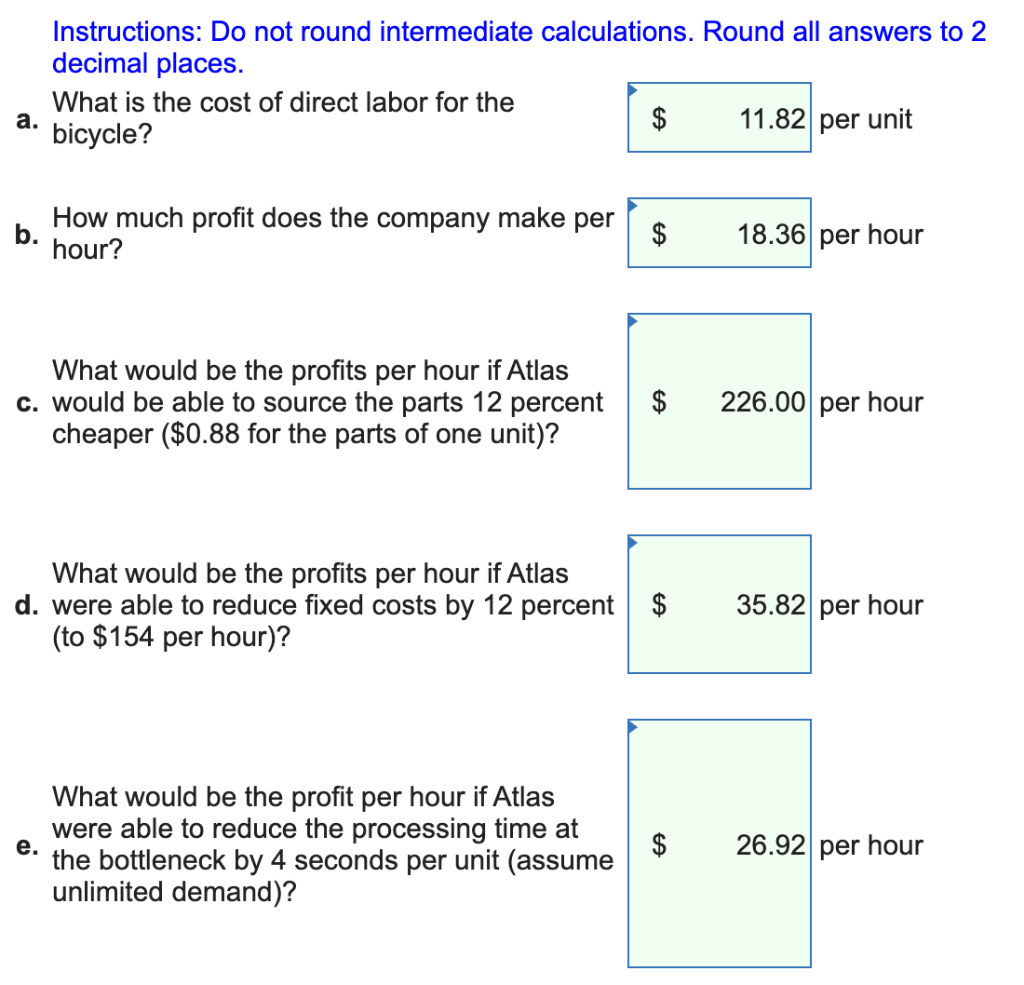 Atlas Inc. is a toy bicycle manufacturing company