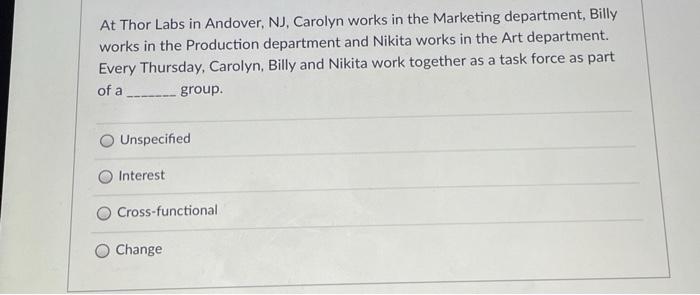 At Thor Labs in Andover, NJ, Carolyn works in the