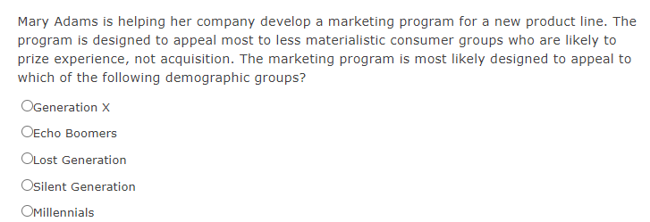 Mary Adams is helping her company develop a