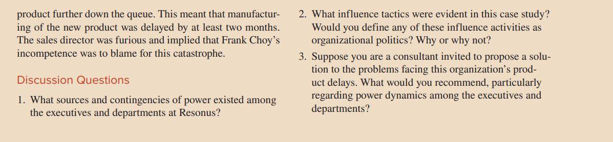 Answer only Q1 & Q2 Frank Choy is normally a