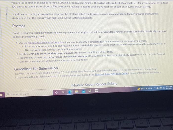 You are the controller of a public Fortune 500