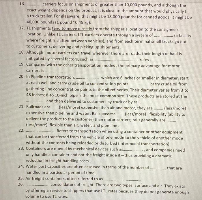 1. Time from when a customer places an order to