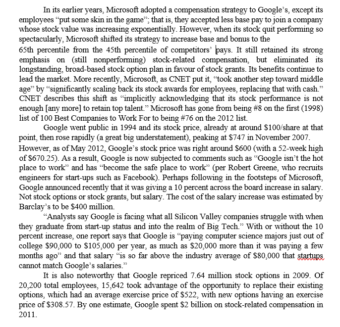 1. Based on the above case study, analyse the