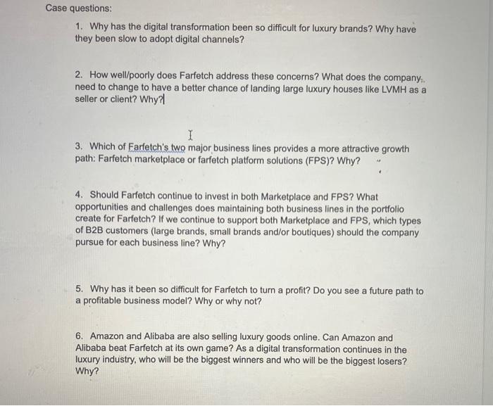 Farfetch: Digital Transformation for luxury