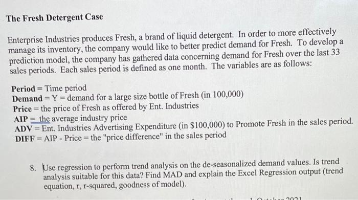 The Fresh Detergent Case Enterprise Industries