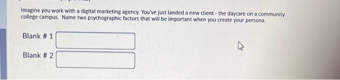 content planning Imagine you work with a digital