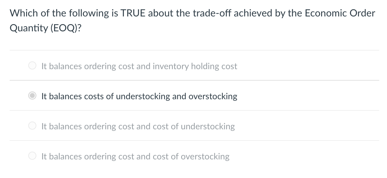 Which of the following is TRUE about the