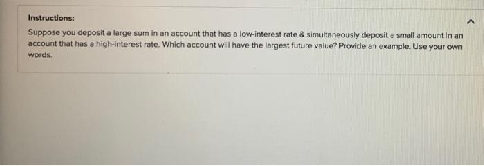 chapter4- critical thinking Instructions: Suppose