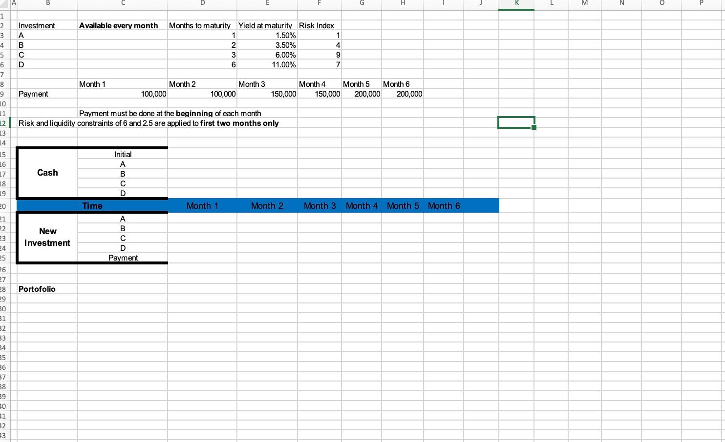 \begin{tabular}{llllllll} \hline & Month 1 &