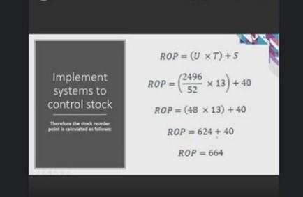 Scenario 2 A warehouse that manufactures and
