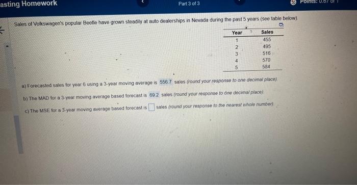 Sales of Volkswagen's popular Beetle have grown