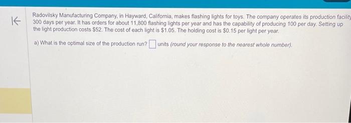 Radovilsky Manufacturing Company, in Hayward,