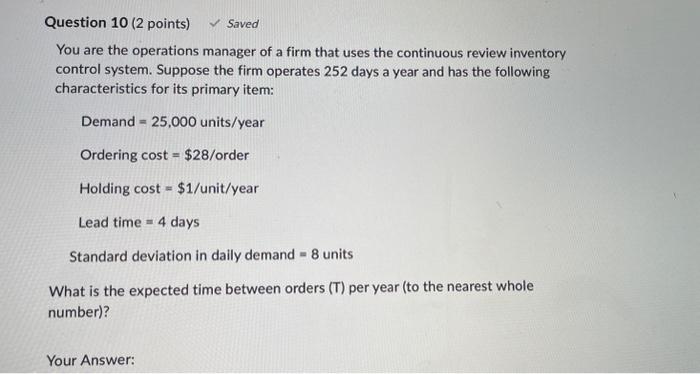 Question 15 ( 2 points) Corin sells Sunday papers