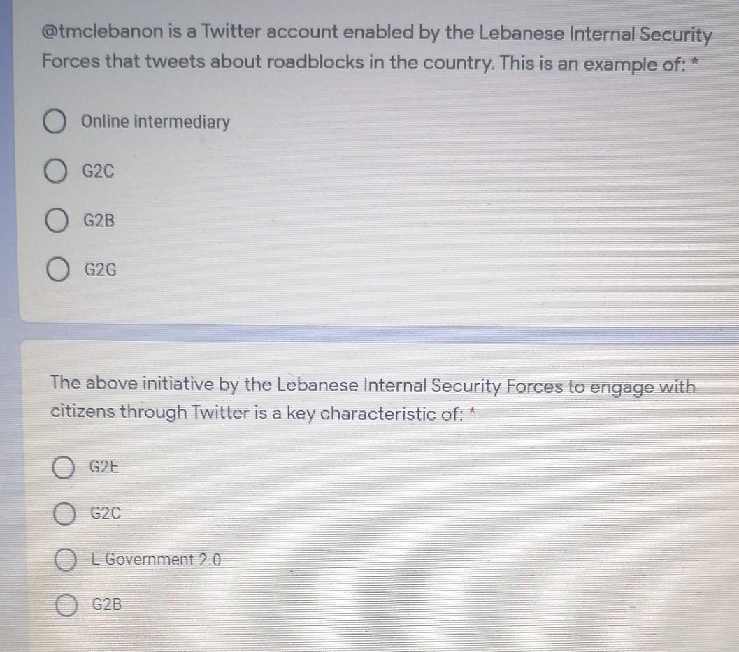 @tmclebanon is a Twitter account enabled by the