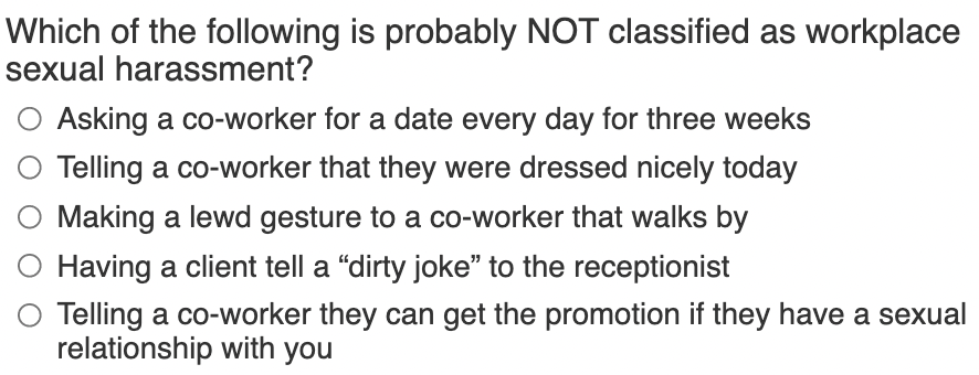 Which of the following is NOT required for the