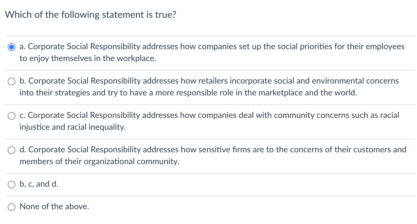 Which of the following statement is true? a.