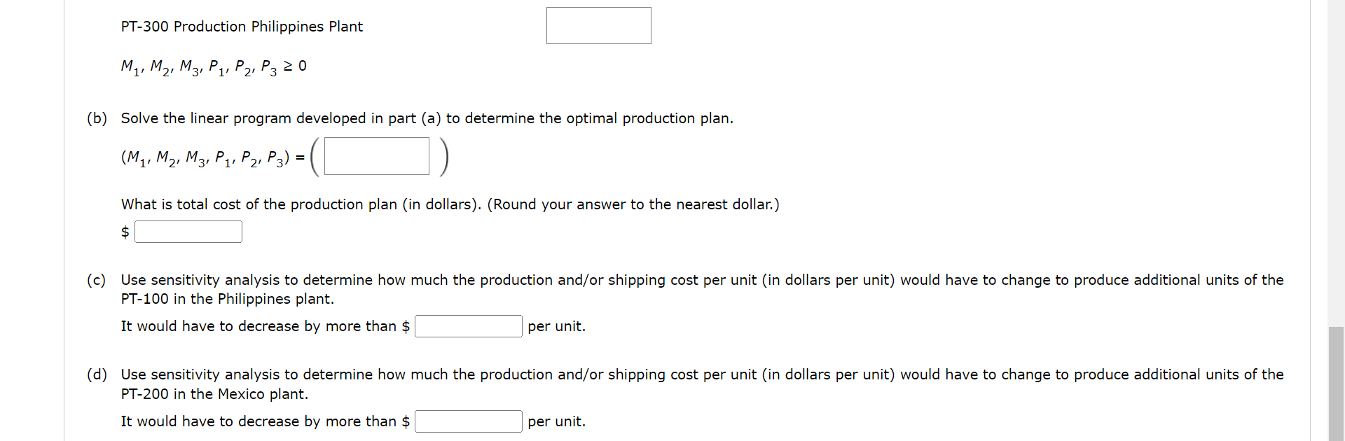 Please show work on Excel Photon Technologies can