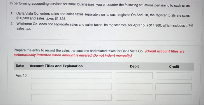 need help In performing accounting services for