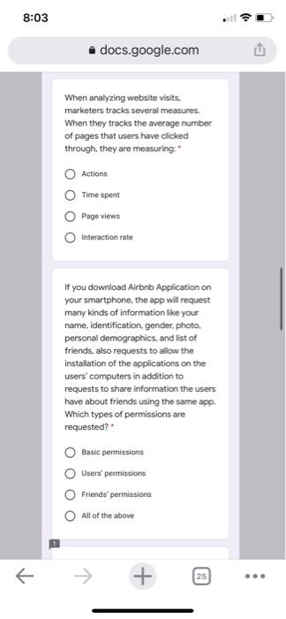 8:03 docs.google.com When analyzing website