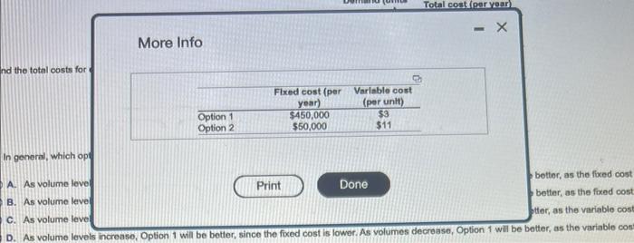 Arktoc Manulacturing must choose between the