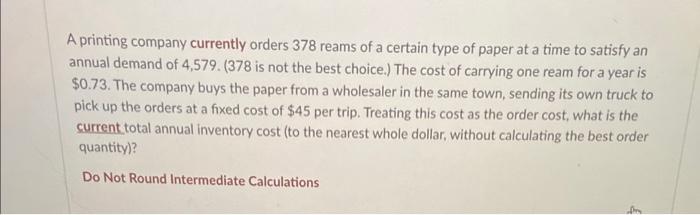 please help thank you A printing company