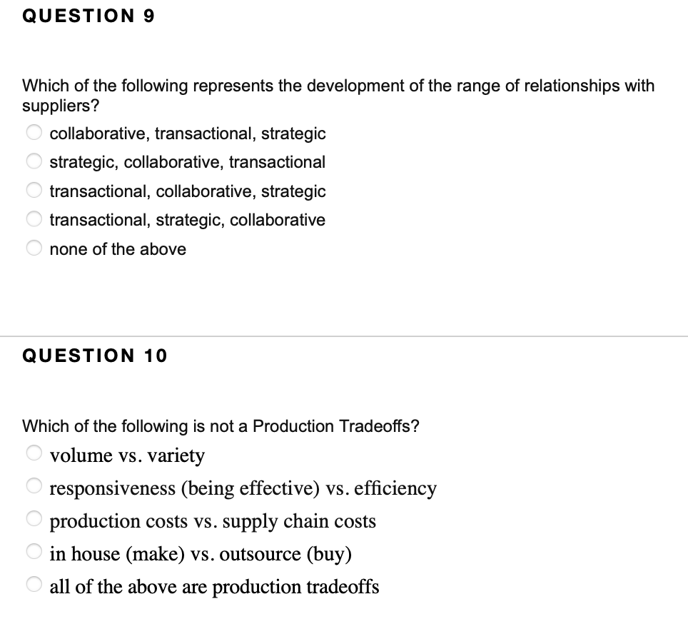 QUESTION 5 What are the steps in the CRM process?