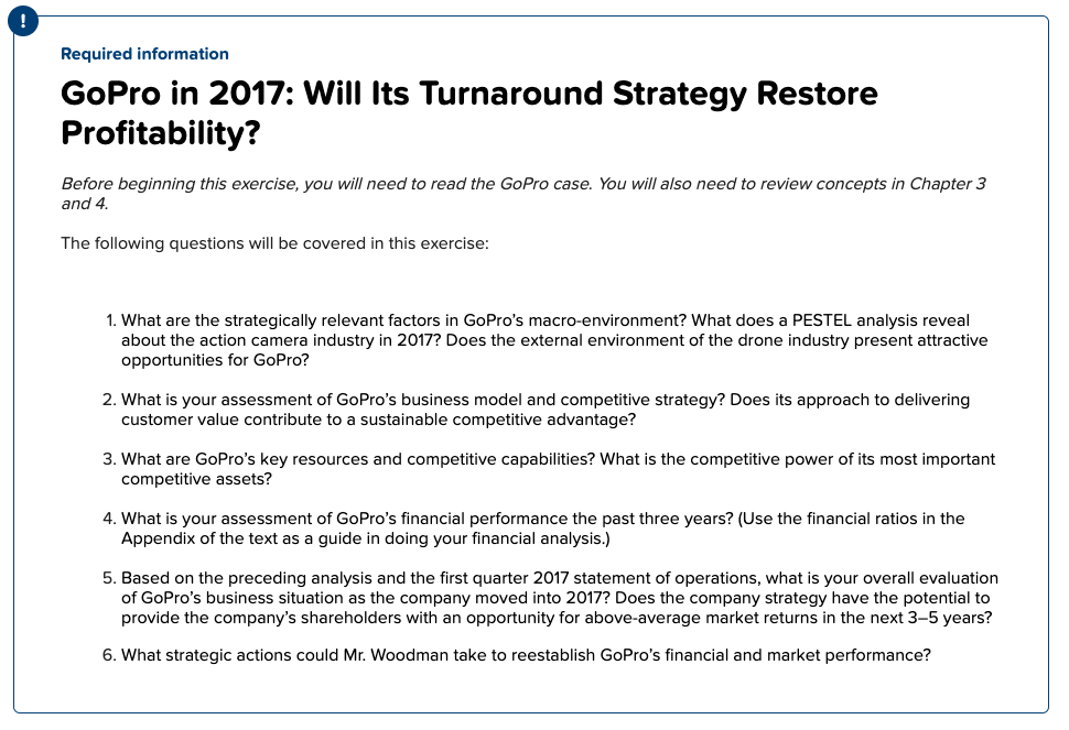 ! Required information GoPro in 2017: Will Its