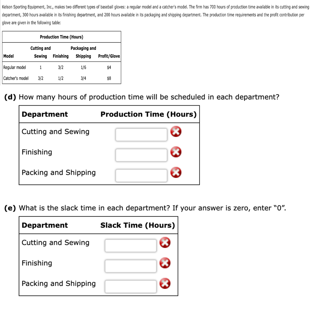 Kelson Sporting Equipment, Inc., makes two